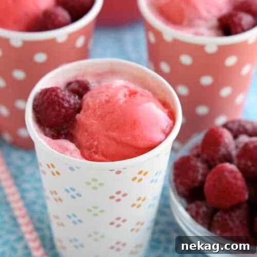 Sparkling Pink Sherbet Punch Recipe for Parties 5 This Pink Sherbet Punch is only 2 ingredients for a fizzy, frothy drink! Add frozen fruit for a garnish and you've got a party punch great for baby showers, Valentine's Day, or summer gatherings!