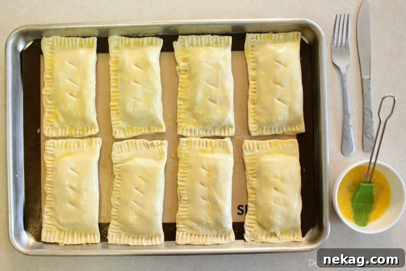 Ham and Cheese Pockets - step 3