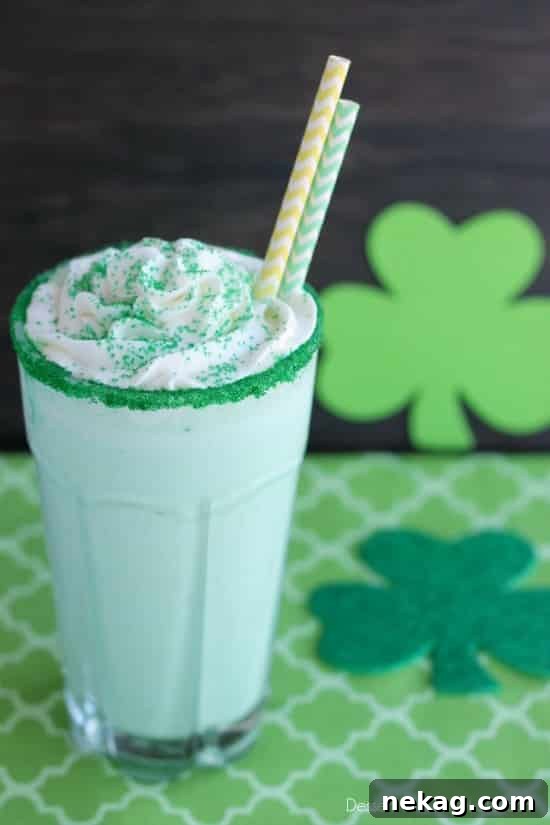 Shamrock Shake Recipe: How to Make the Classic Mint Milkshake 3 This Copycat McDonald's Shamrock Shake is minty, green, and topped with whipped cream! Perfect for St. Patrick's Day!