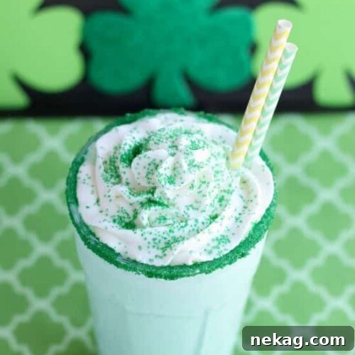 Shamrock Shake Recipe: How to Make the Classic Mint Milkshake 4 This Copycat McDonald's Shamrock Shake is minty, green, and topped with whipped cream! Perfect for St. Patrick's Day!