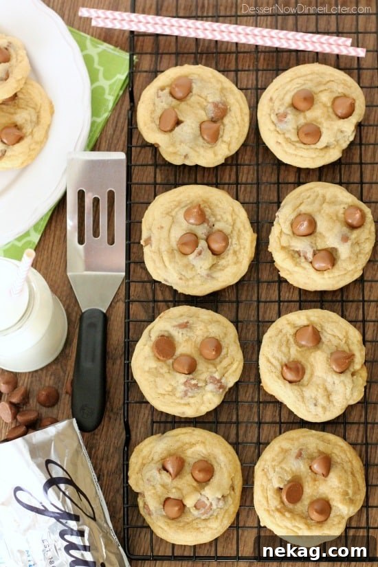 Chewy Soft-Baked Chocolate Chip Cookies Recipe 3 These Soft Baked Chocolate Chip Cookies include a special ingredient to make them perfectly thick, chewy, and soft! Plus tips and techniques for baking the best chocolate chip cookies!