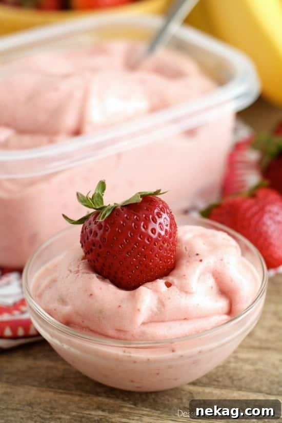 With only 5 ingredients and 5 minutes or less in the food processor (or blender), you can have this healthy Instant Strawberry Banana Frozen Yogurt!