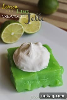 lemon lime creamsicle jello