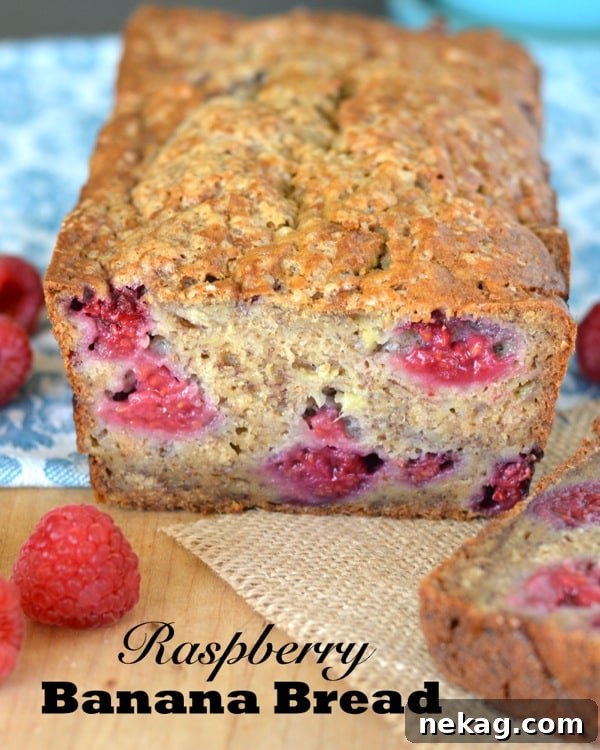 Raspberry Banana Bread