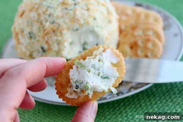 This Ranch and Onion Cheeseball is so easy to make and will be loved by all! Perfect for holidays or snacking!