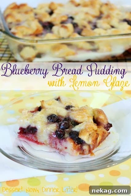 Lemon-Glazed Blueberry Bread Pudding Recipe 2 img 130 1