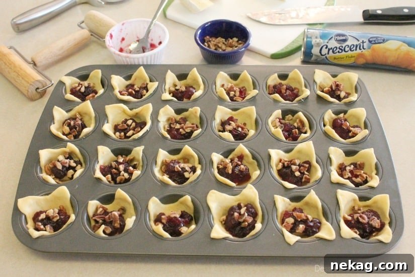 Cranberry Brie Bites: Festive Appetizers with Puff Pastry 9 Cranberry Brie Bites