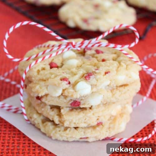 Raspberry Cheesecake Cookies are soft, chewy, and fruity! The best part is that they are made with a muffin mix which makes it a super easy dessert!