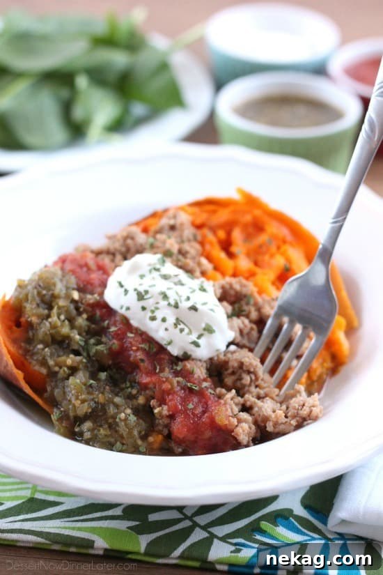 Full of flavor and ingredients that are good for you, this healthy loaded sweet potato will satisfy your hunger and tantalize your tastebuds!