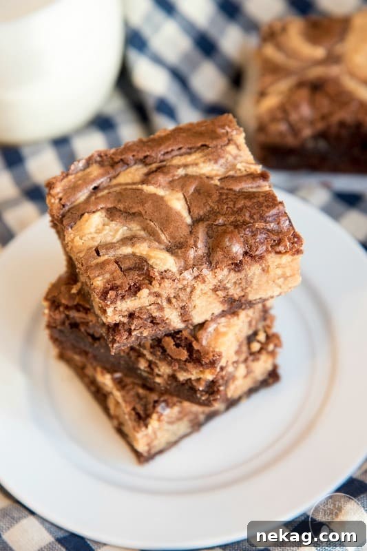 Peanut Butter Cheesecake Brownies via Like Mother Like Daughter
