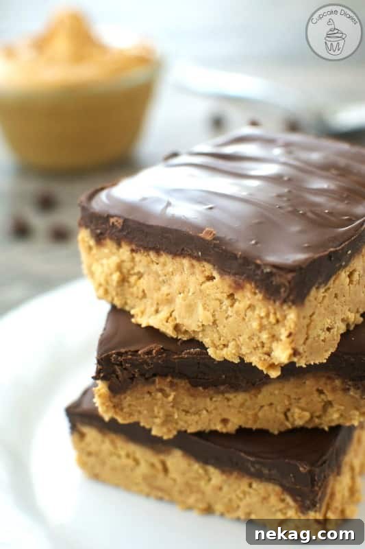 Lunchroom Peanut Butter Bars via Cupcake Diaries
