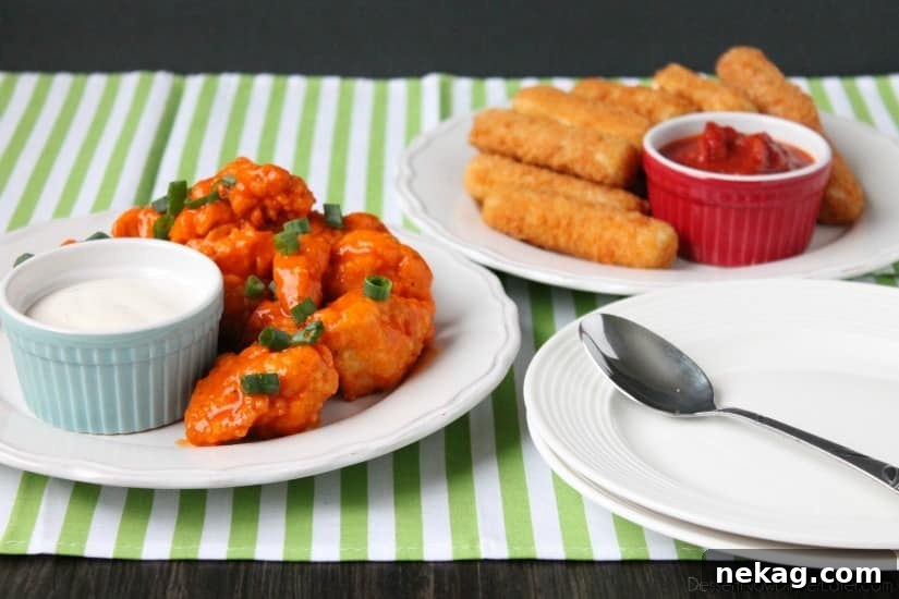 Farm Rich Boneless Buffalo Chicken Bites and Mozzarella Sticks