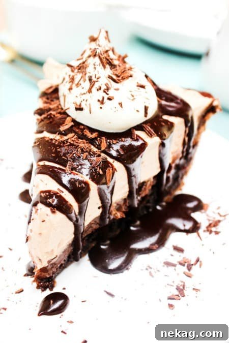 Mile High Fudge Brownie Pie