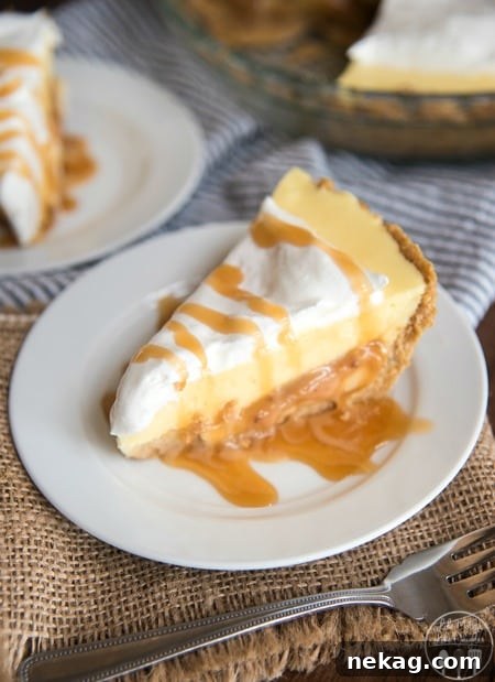 Caramel Banana Cream Pie