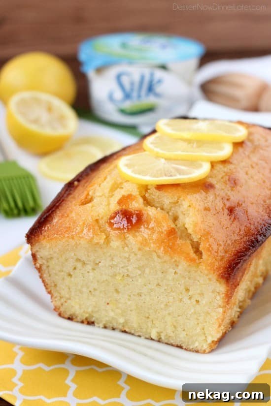 Try this ultra-moist and delicious lemon cake made dairy-free with Silk Dairy-Free Yogurt Alternative.