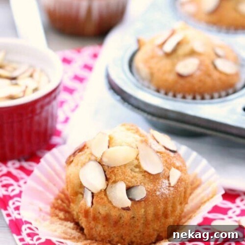 Honey Almond Muffins Recipe with Crunchy Streusel Topping 7 Almond extract and C&H® Honey Granules flavor these easy and lightly sweet breakfast muffins.