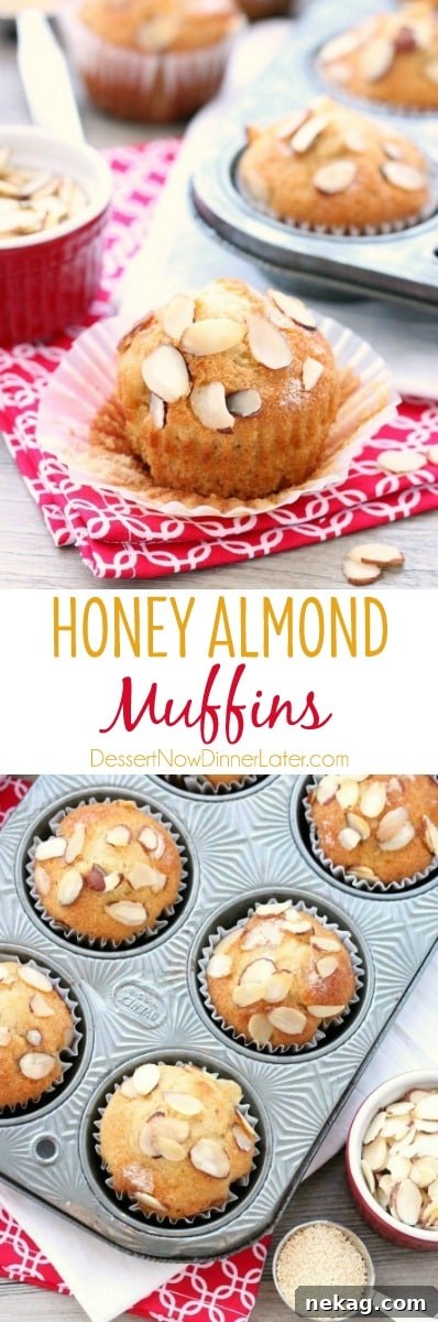 Honey Almond Muffins Recipe with Crunchy Streusel Topping 8 Almond extract and C&H® Honey Granules flavor these easy and lightly sweet breakfast muffins.