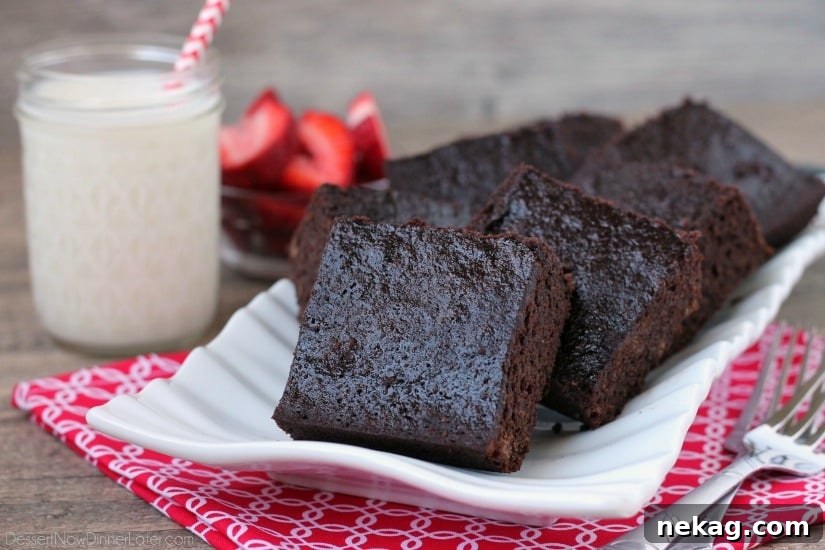 These gluten-free brownies are made with coconut flour for a delicious wheat-free treat!