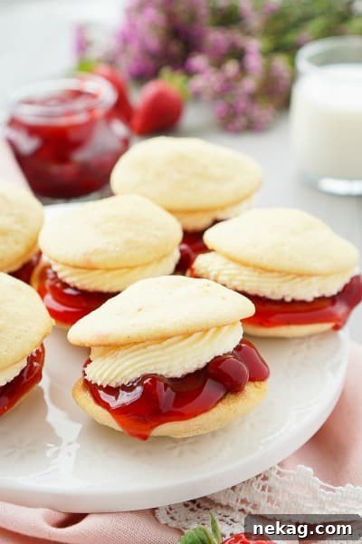 Strawberries and Cream Crumb Bars | More Strawberries & Cream Desserts 10 Strawberries and Cream Whoopie Pies