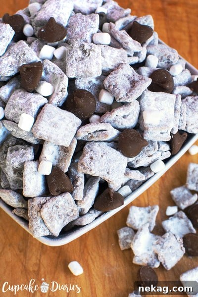 S'mores Muddy Buddies // Cupcake Diaries