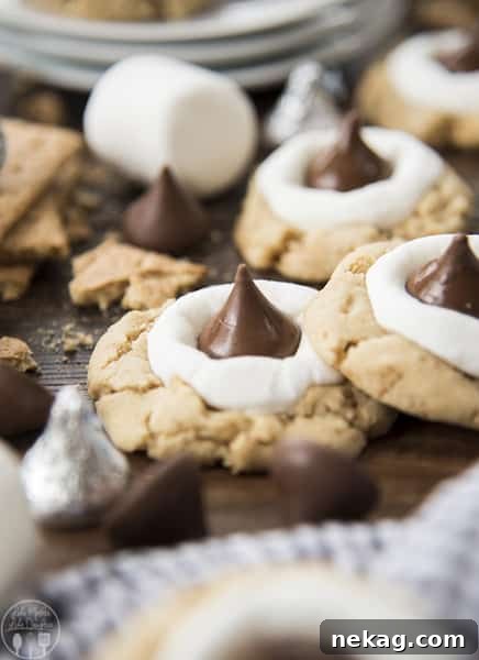 Hershey Kiss S'mores Cookies // Like Mother Like Daughter