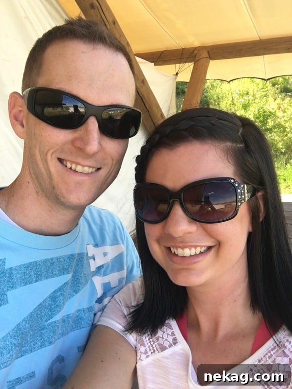 My husband Kyle & I.