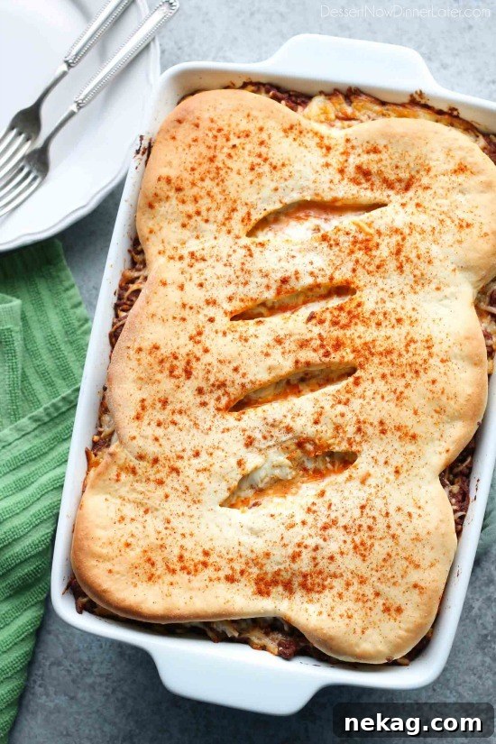 Hearty Sloppy Joe Casserole Recipe: Comfort-Food Bake 2 This meaty, cheesy, sloppy joe bake is total comfort food in a casserole.