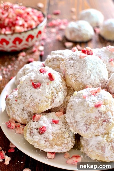 Peppermint Snowballs
