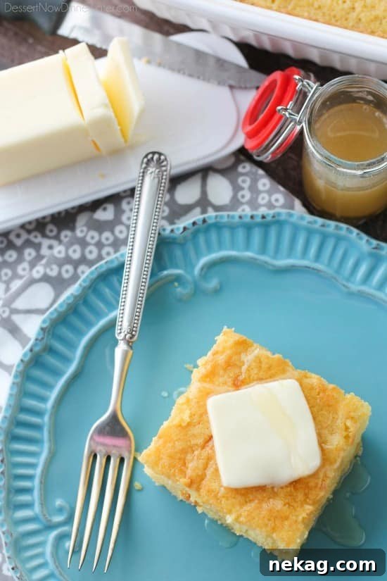 This is the BEST sweet corn bread recipe! It's sweet, moist, buttery, and light thanks to an additional technique. It will quickly become your favorite sweet corn bread recipe!