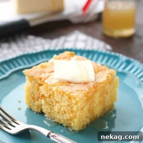 This is the BEST sweet corn bread recipe! It's sweet, moist, buttery, and light thanks to an additional technique. It will quickly become your favorite sweet corn bread recipe!