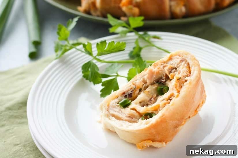 This Bacon Chicken Ranch Sandwich Ring makes a great dinner or party appetizer! It's meaty, cheesy, and full of flavor!