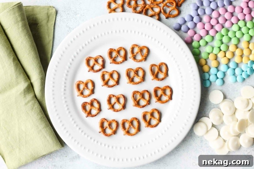 Flower Pretzel Bites are sweet, salty, and delicious - an easy and fun treat for Easter, Spring, or Mother's Day.
