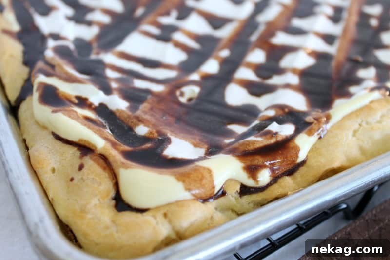No-Bake Eclair Cake Recipe: Creamy Chocolate Custard Dessert 3 Eclair Cake