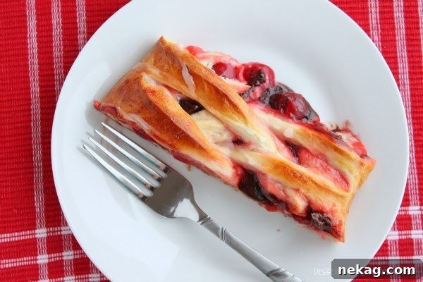 Chocolate Cherry Cream Braid Recipe — Decadent Layered Pastry 3 img 16 2