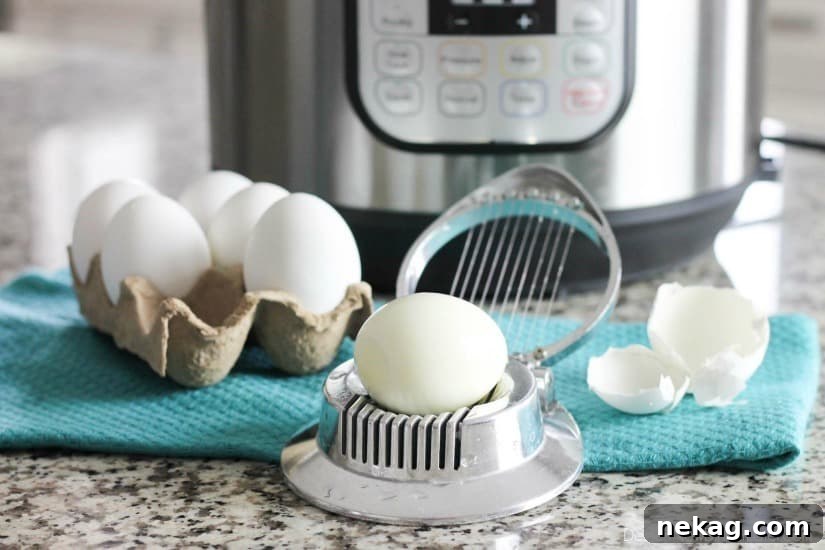 Instant Pot Hard-Boiled Eggs Recipe with Video Tutorial 6 Instant Pot Hard Boiled Eggs cook perfectly in minutes and are so easy to peel! Great for breakfast and Easter eggs! (Video Tutorial)