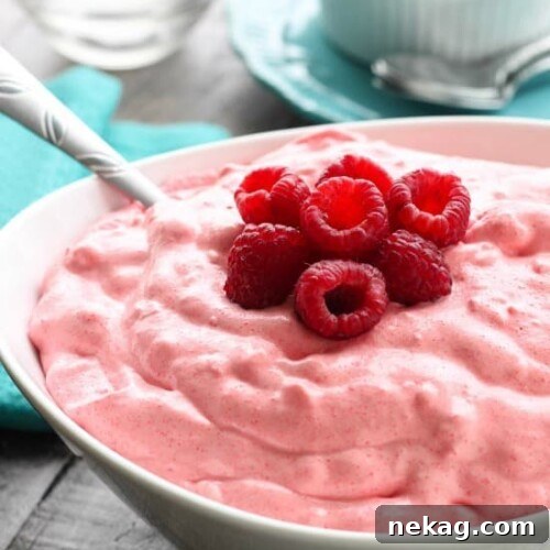 Raspberry Fluff Fruit Salad