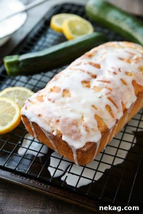 Moist Lemon Zucchini Bread Recipe with Citrus Glaze 5 Lemon Zucchini Bread combines two favorites into one easy-to-make loaf! The fresh summer zucchini keeps this cake incredibly moist, and the zesty lemon flavor is tangy and sweet.