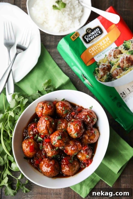 Sweet Chili Glazed Meatballs with Pineapple and Garlic 3 Sweet Fire Meatballs are sweet with a kick of heat and use frozen meatballs for a super easy dinner any night of the week.