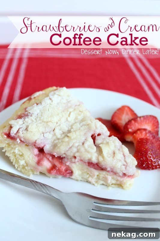 Strawberries & Cream Coffee Cake