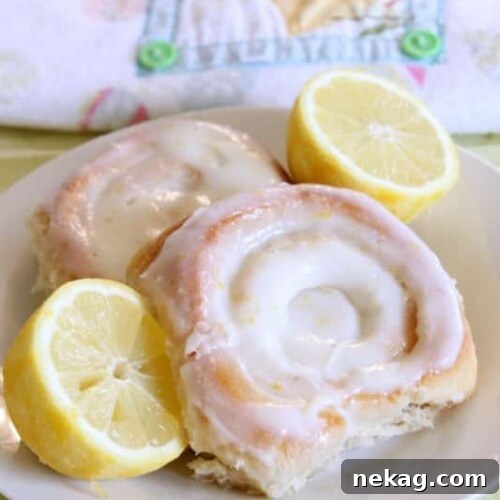 Sticky Lemon Rolls with Zesty Glaze: Irresistible Citrus Pastry 5 Lemon Sticky Rolls