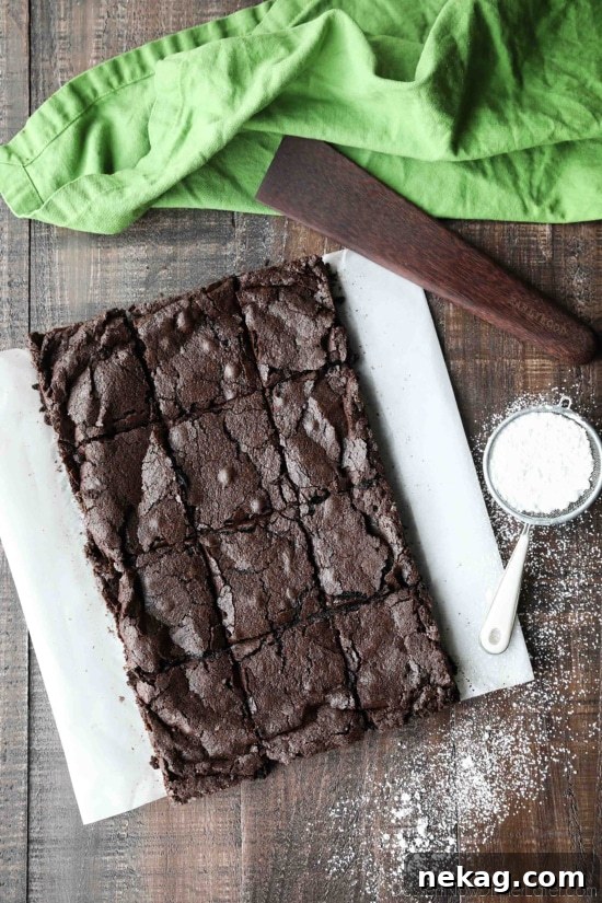 Ultra-Fudgy Chocolate Brownies with Crackly Top 3 Homemade fudgy brownies are cheap and easy to make in one bowl like you would with a boxed mix from the store! Super moist and fudgy, these brownies will get eaten fast!