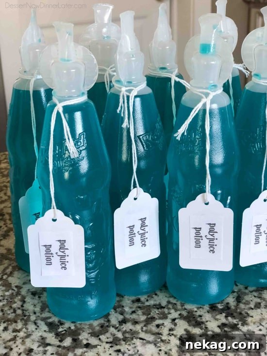 Polyjuice Potion drink favors