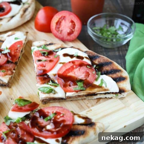 Grilled Caprese Flatbread