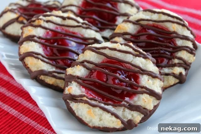 Chocolate Cherry Coconut Macaroons Recipe 3 img 23 2