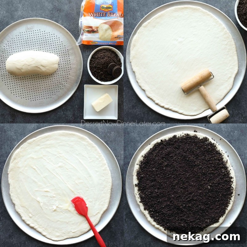 This Cobweb Oreo Dessert Pizza is an easy and fun Halloween party food that will be enjoyed by guests of all ages.