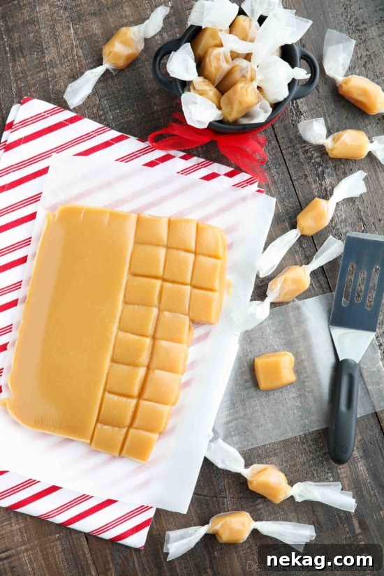 How to Make Classic Homemade Caramels from Scratch 2 This Homemade Caramels recipe is so soft, chewy, and melt-in-your mouth buttery.