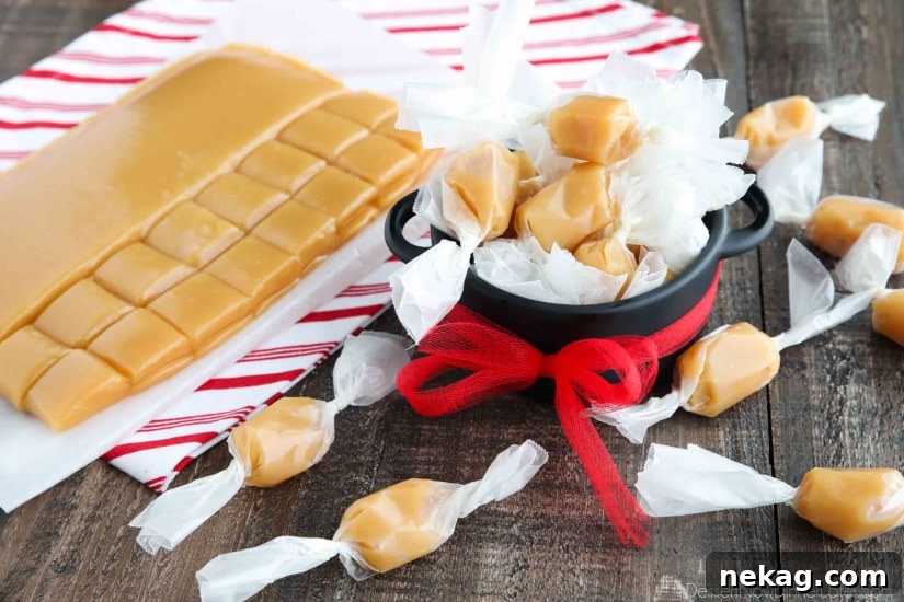 How to Make Classic Homemade Caramels from Scratch 4 Caramel in pot while cooking.
