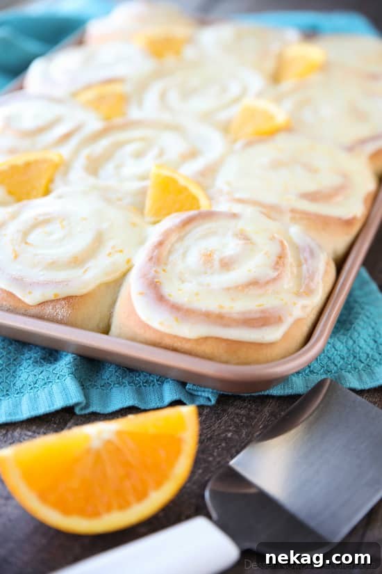 Homemade Orange Rolls with Tangy Glaze 3 Orange Rolls are a delicious sweet roll made with a soft and fluffy potato dough filled with a zest-infused sugar and topped with a fresh orange glaze. Perfect for breakfast, weekend brunch, or holidays -- like Easter.