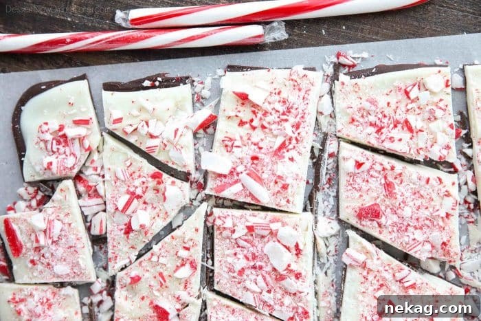Chocolate Peppermint Bark Recipe: Homemade Holiday Candy 3 Peppermint Bark is a favorite Christmas treat that's super easy to make with only four ingredients: semi-sweet chocolate, white chocolate, peppermint extract, and candy canes.