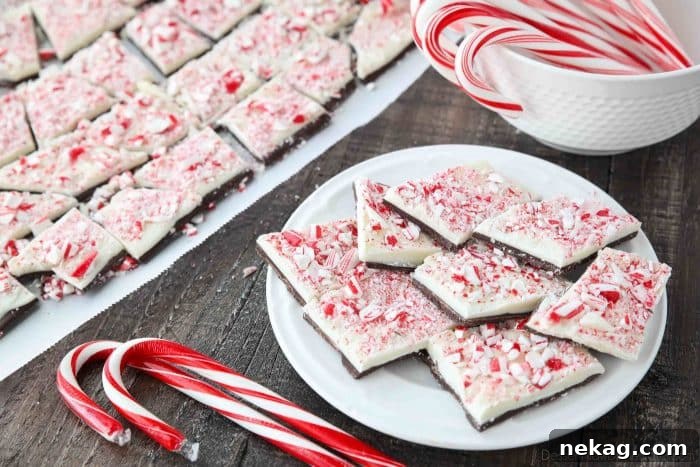Chocolate Peppermint Bark Recipe: Homemade Holiday Candy 5 Peppermint Bark is easy to make with layers of semi-sweet chocolate and white chocolate flavored with peppermint all topped with crushed candy canes.